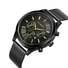 Load image into Gallery viewer, Men's Stainless Steel Mesh Strap Wristwatch Quartz Analog Business Wrist Watch - provenclothes