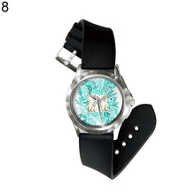 Load image into Gallery viewer, Vintage Flower Leaf Letter Print Dial Analog Display Quartz Unisex Wrist Watch - provenclothes