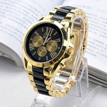 Load image into Gallery viewer, Men's Fashion Geneva Stainless Steel Roman Numerals Quartz Analog Wrist Watch - provenclothes
