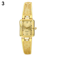 Load image into Gallery viewer, Lady's Square Case Stainless Steel Band Analog Quartz Bracelet Dress Wrist Watch - provenclothes