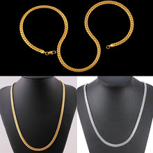 Load image into Gallery viewer, Fashion Alloy Men Flat Texture Chain Necklace Party Statement Jewelry Gift - provenclothes