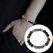 Load image into Gallery viewer, Fashion Unisex Pumice Tiger Eye Stone Beads Bracelet Charm Hand Party Jewelry - provenclothes