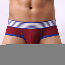 Load image into Gallery viewer, Men Sexy Breathable Hollow Out Lovers Elastic Underwear Boxer Brief Underpants - provenclothes