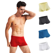 Load image into Gallery viewer, Men Soft Sexy Convex Shorts Solid Color Super Thin Boxers Underwear Underpants - provenclothes