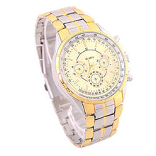 Load image into Gallery viewer, Men Fashion Casual Businss Stainless Steel Band Analog Quartz Wrist Watch - provenclothes