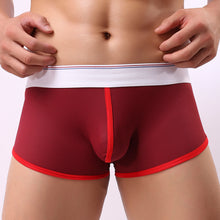 Load image into Gallery viewer, Men Fashion Bulge Pouch Convex-U Breathable Low Waist Underwear Boxers Briefs - provenclothes