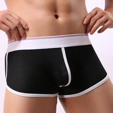 Load image into Gallery viewer, Men Fashion Bulge Pouch Convex-U Breathable Low Waist Underwear Boxers Briefs - provenclothes