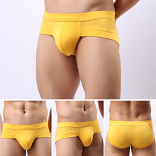 Load image into Gallery viewer, Men Sexy Solid Color Low Rise Briefs Breathable Bulge Pouch Underwear Underpants - provenclothes