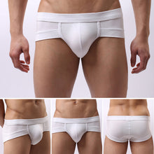 Load image into Gallery viewer, Men Sexy Solid Color Low Rise Briefs Breathable Bulge Pouch Underwear Underpants - provenclothes