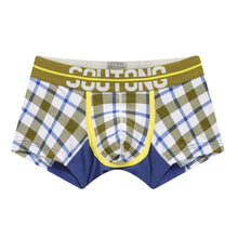 Load image into Gallery viewer, Men Sexy Underwear Trunks Breathable Bulge Pouch Stripe Waist Boxer Briefs - provenclothes