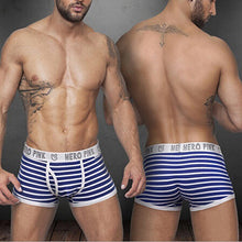 Load image into Gallery viewer, Men's Fashion Strip Breathable Underpants Sexy Briefs Boxer Shorts Underwear - provenclothes