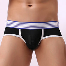 Load image into Gallery viewer, Men Sexy Breathable Hollow Out Lovers Elastic Underwear Boxer Brief Underpants - provenclothes