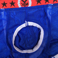 Load image into Gallery viewer, Sexy Men's Breathable Lace See Through Underwear Boxer Brief Bulge Pouch Shorts - provenclothes