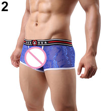 Load image into Gallery viewer, Sexy Men's Breathable Lace See Through Underwear Boxer Brief Bulge Pouch Shorts - provenclothes