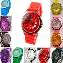 Load image into Gallery viewer, Unisex Fashion Silicone Strap Arabic Numerals Quartz Sports Jelly Wrist Watch - provenclothes