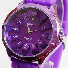 Load image into Gallery viewer, Unisex Fashion Silicone Strap Arabic Numerals Quartz Sports Jelly Wrist Watch - provenclothes