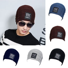 Load image into Gallery viewer, Men's Fashion Knit Crochet Baggy Beanie Hat Winter Warm Cap for Outdoor Riding - provenclothes