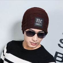 Load image into Gallery viewer, Men's Fashion Knit Crochet Baggy Beanie Hat Winter Warm Cap for Outdoor Riding - provenclothes