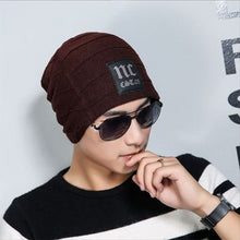 Load image into Gallery viewer, Men's Fashion Knit Crochet Baggy Beanie Hat Winter Warm Cap for Outdoor Riding - provenclothes