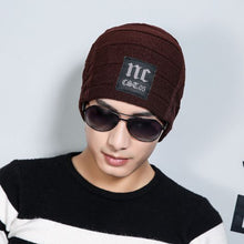 Load image into Gallery viewer, Men's Fashion Knit Crochet Baggy Beanie Hat Winter Warm Cap for Outdoor Riding - provenclothes