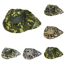 Load image into Gallery viewer, Fishing Hiking Outdoor Face Sun Protection Neck Cover Wide Brim Flap Cap Hat - provenclothes
