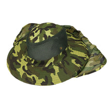 Load image into Gallery viewer, Fishing Hiking Outdoor Face Sun Protection Neck Cover Wide Brim Flap Cap Hat - provenclothes