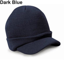 Load image into Gallery viewer, Men Women Fashion Warm Baggy Crochet Visor Brim Winter Ski Cap Outdoor Knit Hat - provenclothes