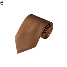 Load image into Gallery viewer, Men's Fashion Solid Color Necktie Business Style Slim Tie Suit Accessory Gift - provenclothes