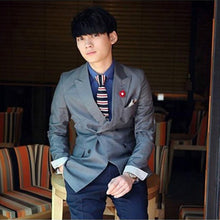 Load image into Gallery viewer, Men's Fashion Stripes Printing Mesh Necktie Knit Narrow Slim Weave Tie Suit - provenclothes