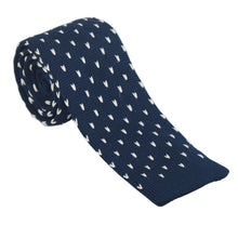 Load image into Gallery viewer, Men's Fashion Stripes Printing Mesh Necktie Knit Narrow Slim Weave Tie Suit - provenclothes
