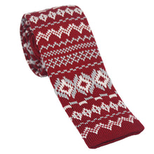 Load image into Gallery viewer, Men's Fashion Stripes Printing Mesh Necktie Knit Narrow Slim Weave Tie Suit - provenclothes