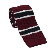 Load image into Gallery viewer, Men's Fashion Stripes Printing Mesh Necktie Knit Narrow Slim Weave Tie Suit - provenclothes