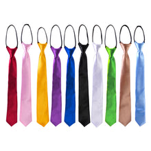 Load image into Gallery viewer, 5cm Narrow Men Tie Solid Color Zipper Adjustable Wedding Party Lazy Slim Necktie - provenclothes