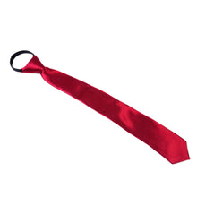 Load image into Gallery viewer, 5cm Narrow Men Tie Solid Color Zipper Adjustable Wedding Party Lazy Slim Necktie - provenclothes