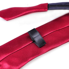Load image into Gallery viewer, 5cm Narrow Men Tie Solid Color Zipper Adjustable Wedding Party Lazy Slim Necktie - provenclothes