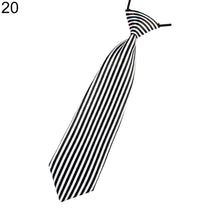 Load image into Gallery viewer, School Boys Kids Children Stripe Musical Note Skull Wedding Party Tie Necktie - provenclothes