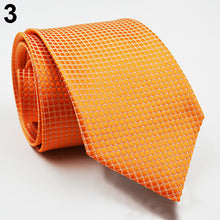 Load image into Gallery viewer, Fashion Men's Solid Color Plaid Tie Casual Party Wedding Business Office Necktie - provenclothes