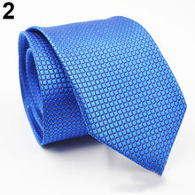 Load image into Gallery viewer, Fashion Men's Solid Color Plaid Tie Casual Party Wedding Business Office Necktie - provenclothes