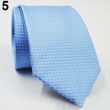 Load image into Gallery viewer, Fashion Men's Solid Color Plaid Tie Casual Party Wedding Business Office Necktie - provenclothes