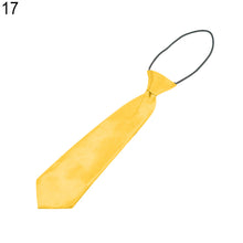 Load image into Gallery viewer, Solid Colour Elastic Tie Necktie School Boys Kids Children Party Banquet Decor - provenclothes