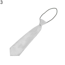 Load image into Gallery viewer, Solid Colour Elastic Tie Necktie School Boys Kids Children Party Banquet Decor - provenclothes