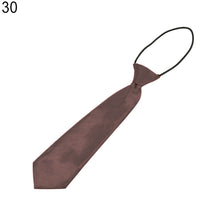 Load image into Gallery viewer, Solid Colour Elastic Tie Necktie School Boys Kids Children Party Banquet Decor - provenclothes