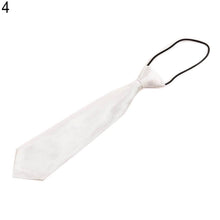 Load image into Gallery viewer, Solid Colour Elastic Tie Necktie School Boys Kids Children Party Banquet Decor - provenclothes