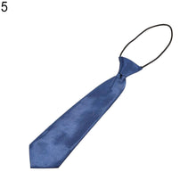 Load image into Gallery viewer, Solid Colour Elastic Tie Necktie School Boys Kids Children Party Banquet Decor - provenclothes