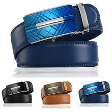 Load image into Gallery viewer, Men's Fashion Automatic Buckle Sided Faux Leather Business Style Casual Belt - provenclothes