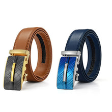 Load image into Gallery viewer, Men's Fashion Automatic Buckle Sided Faux Leather Business Style Casual Belt - provenclothes