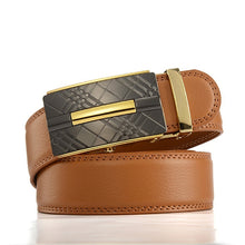 Load image into Gallery viewer, Men's Fashion Automatic Buckle Sided Faux Leather Business Style Casual Belt - provenclothes