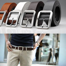 Load image into Gallery viewer, Business Men Casual Pin Buckle Waist Strap Faux Leather Belt Waistband Accessory - provenclothes