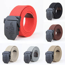 Load image into Gallery viewer, Men's Fashion Useful Practical Sport Military Canvas Buckle Waist Belt Waistband - provenclothes
