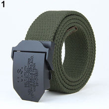 Load image into Gallery viewer, Men's Fashion Useful Practical Sport Military Canvas Buckle Waist Belt Waistband - provenclothes
